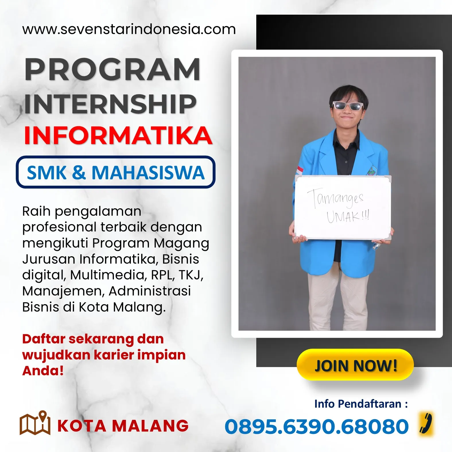 Hub 0895-6390-68080, Program Magang Informatika di Malang, Peluang Karier Menarik!