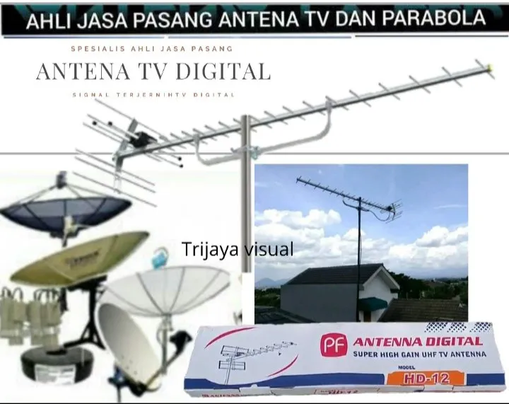 teknisi jasa ahli agen pasang antena TV digital dan service parabola gunung Kaler Jayanti Jambe