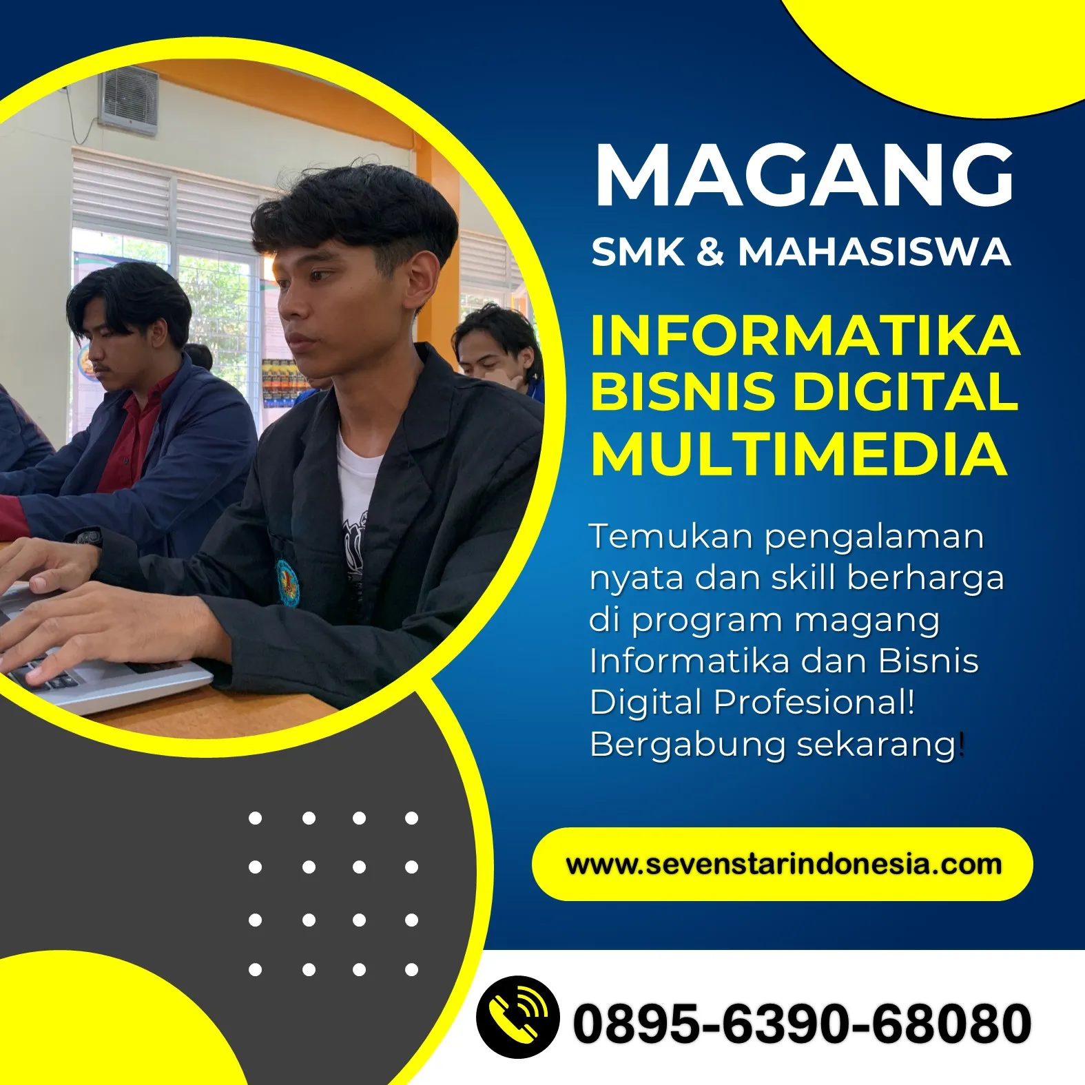 WA 0895-6390-68080, Info PKL Sistem Informasi UNISMA Malang