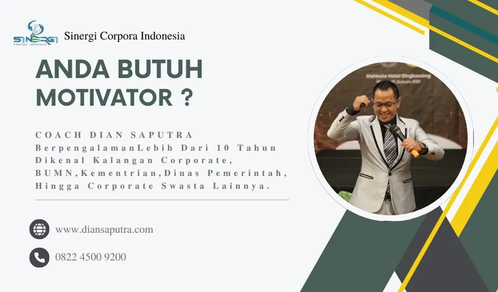 Motivator Mojokerto, Terpercaya & Solutif, Dian Saputra