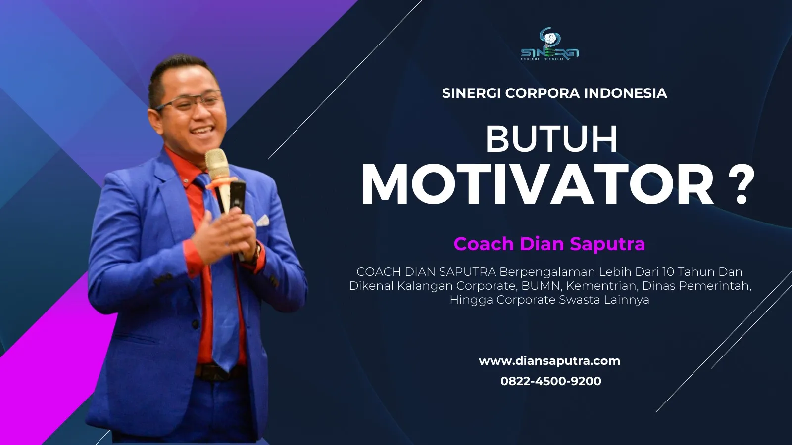 Trainer Motivator Banjarnegara, Terpercaya & Solutif, Dian Saputra