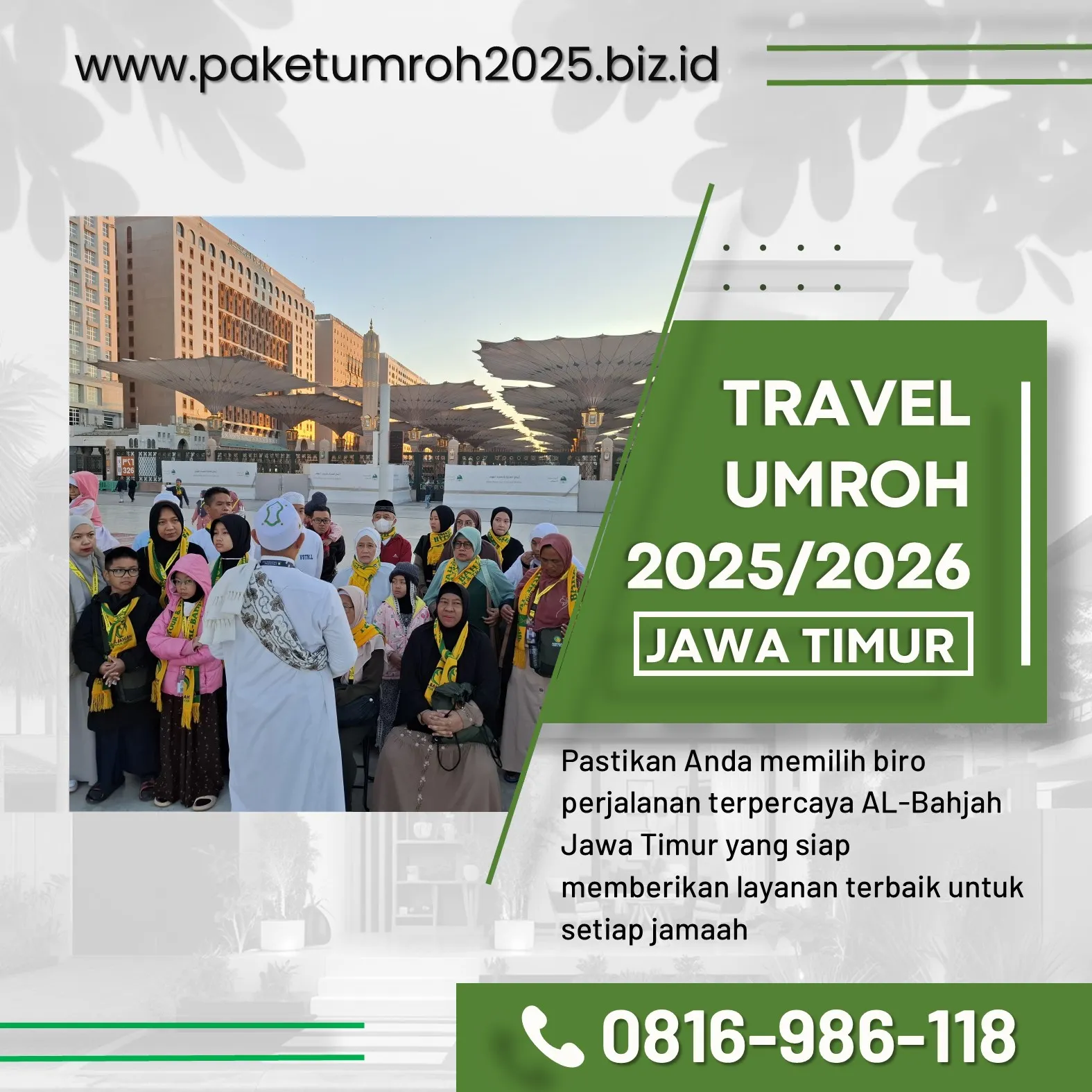 Rekomendasi Travel Umroh 2025 Gedangan Sidoarjo AL Bahjah