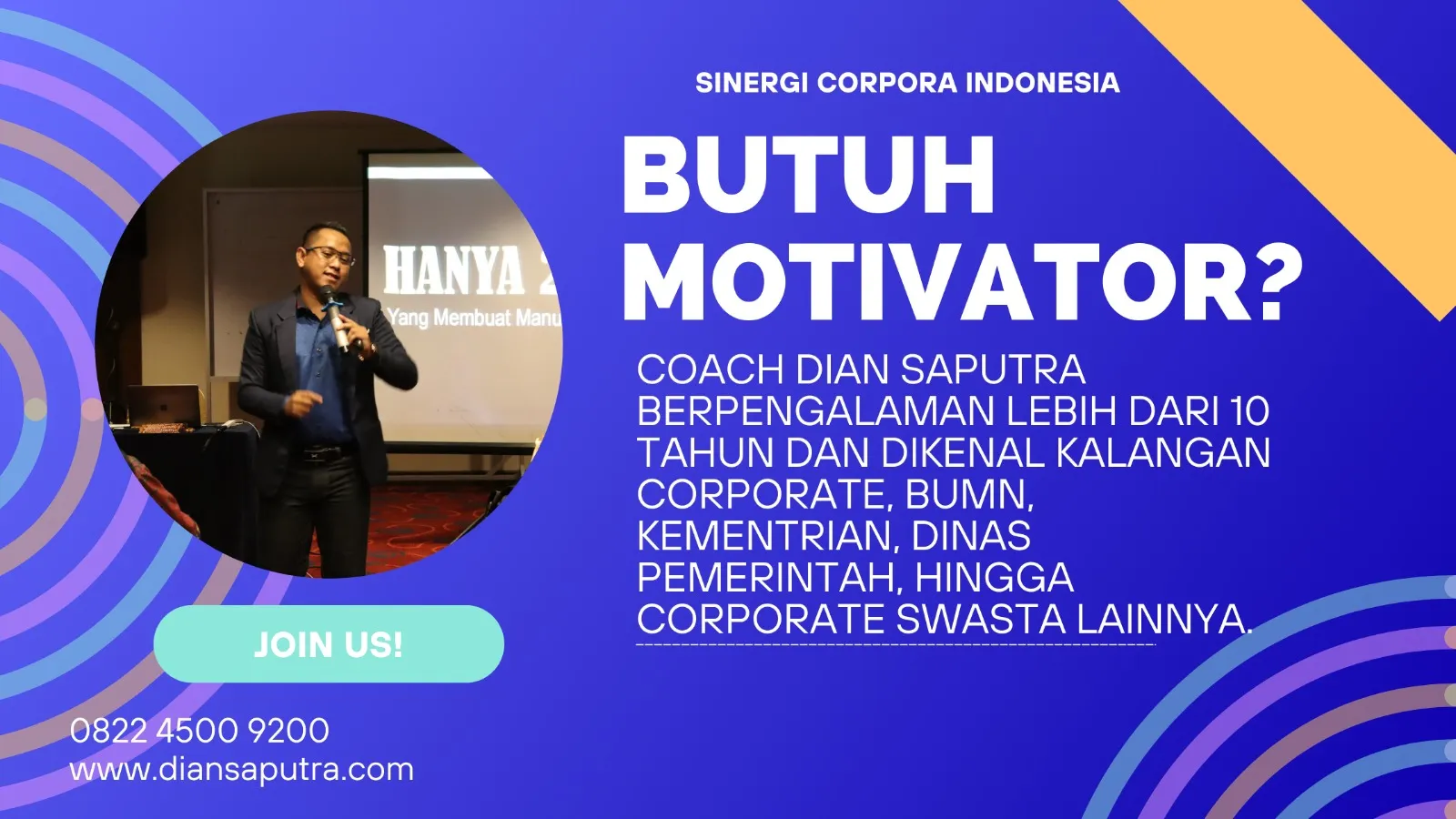 Motivator Tulungagung, Terpercaya & Solutif, Dian Saputra