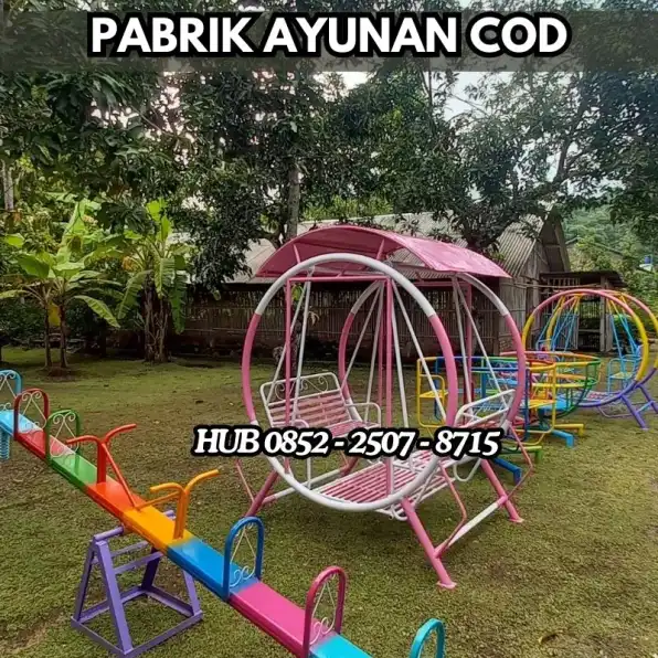 Hub 0852-2507-8715 TERMURAH !! ayunan besi kotak Dan mainan fiberglass Kec Haurwangi Cianjur Bayar COD Free Ongkir