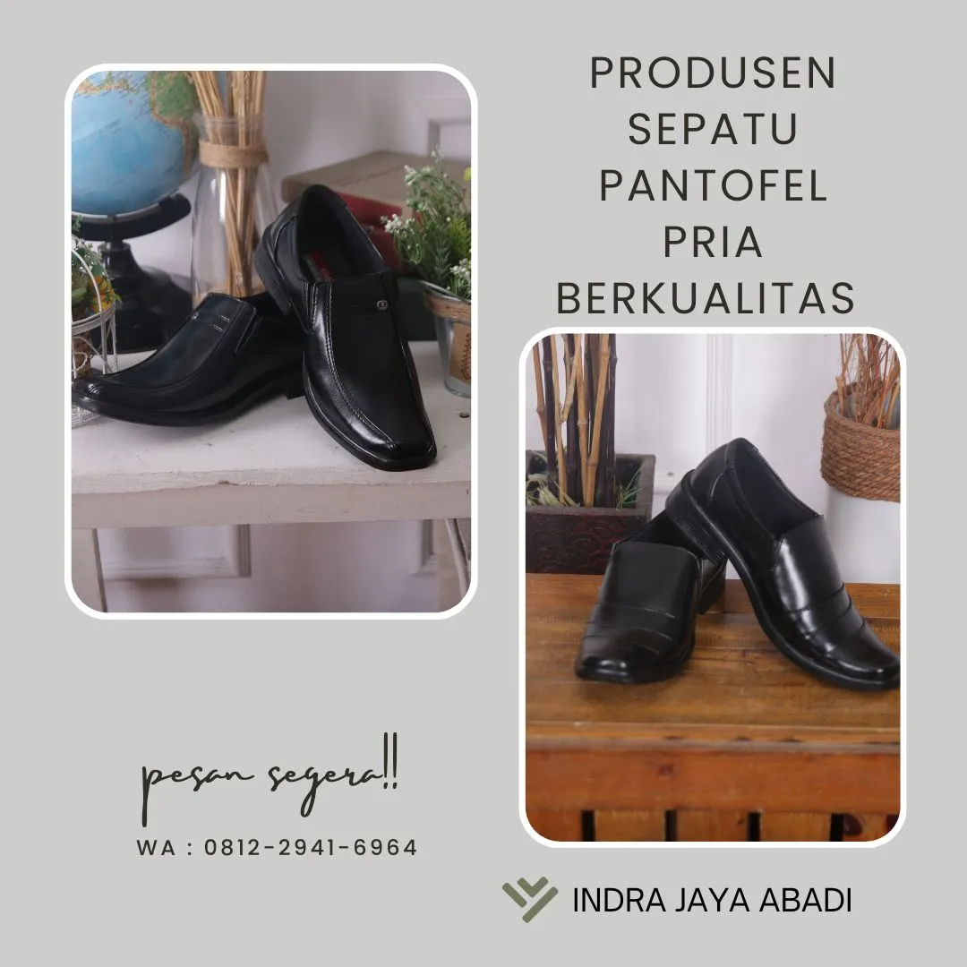 Produksi Sepatu Pantofel Pria Berkualitas Kaur, Bengkulu