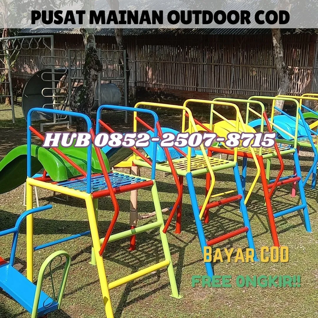 Gambar ayunan besi bulat besar Dan mainan playground Kec Jatiuwung Tangerang kota
