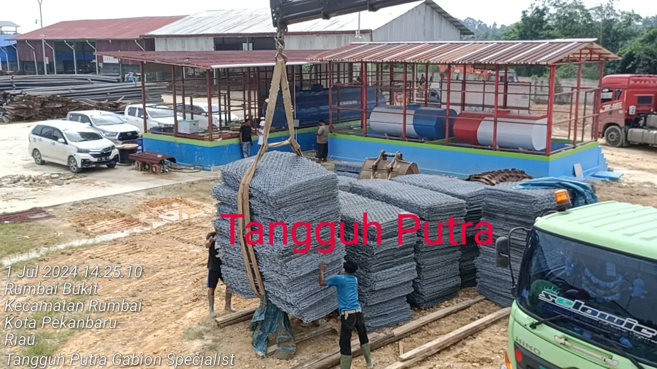 Promo, Bronjong Kawat Maccaferri di Sungai Sembilan, Riau