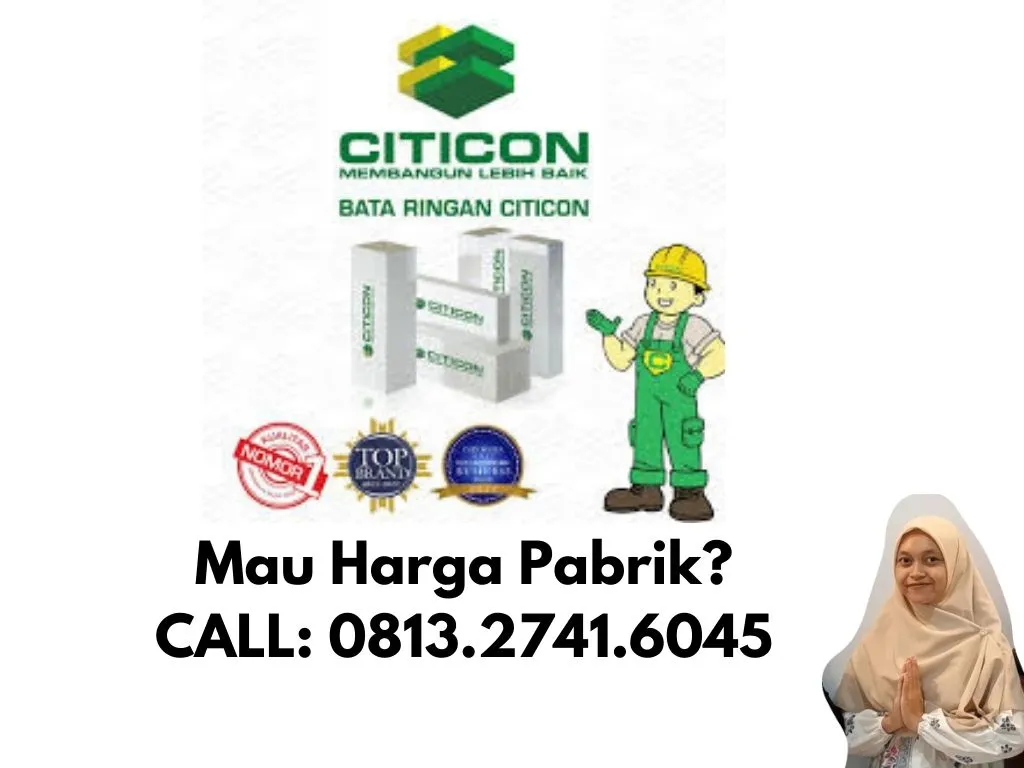 BEBAS ONGKIR! Bata Ringan Citicon Cihurip Garut
