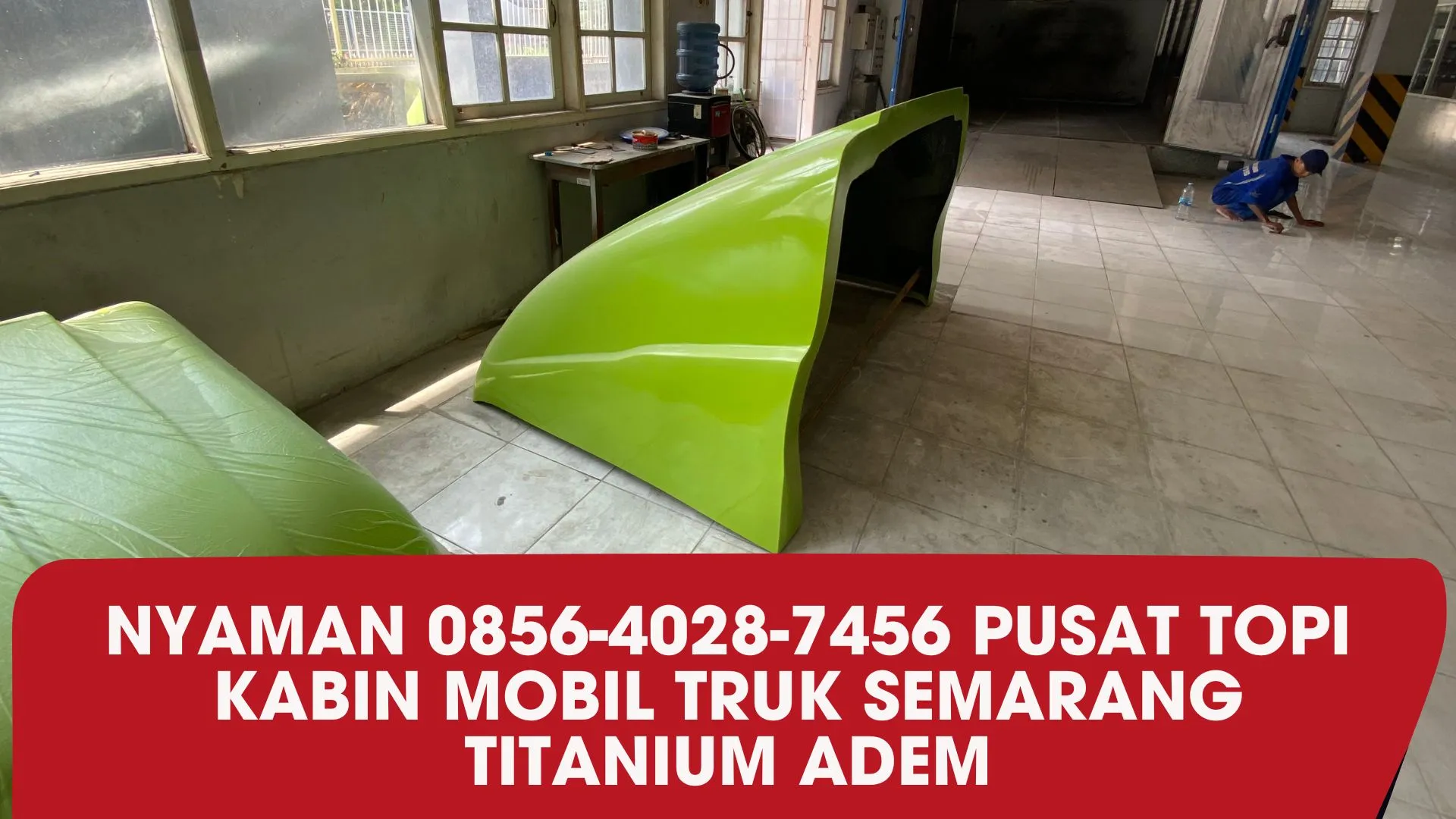 Nyali 0856-4028-7456 Pusat Topi Kabin Mobil Truk Semarang Titanium Adem