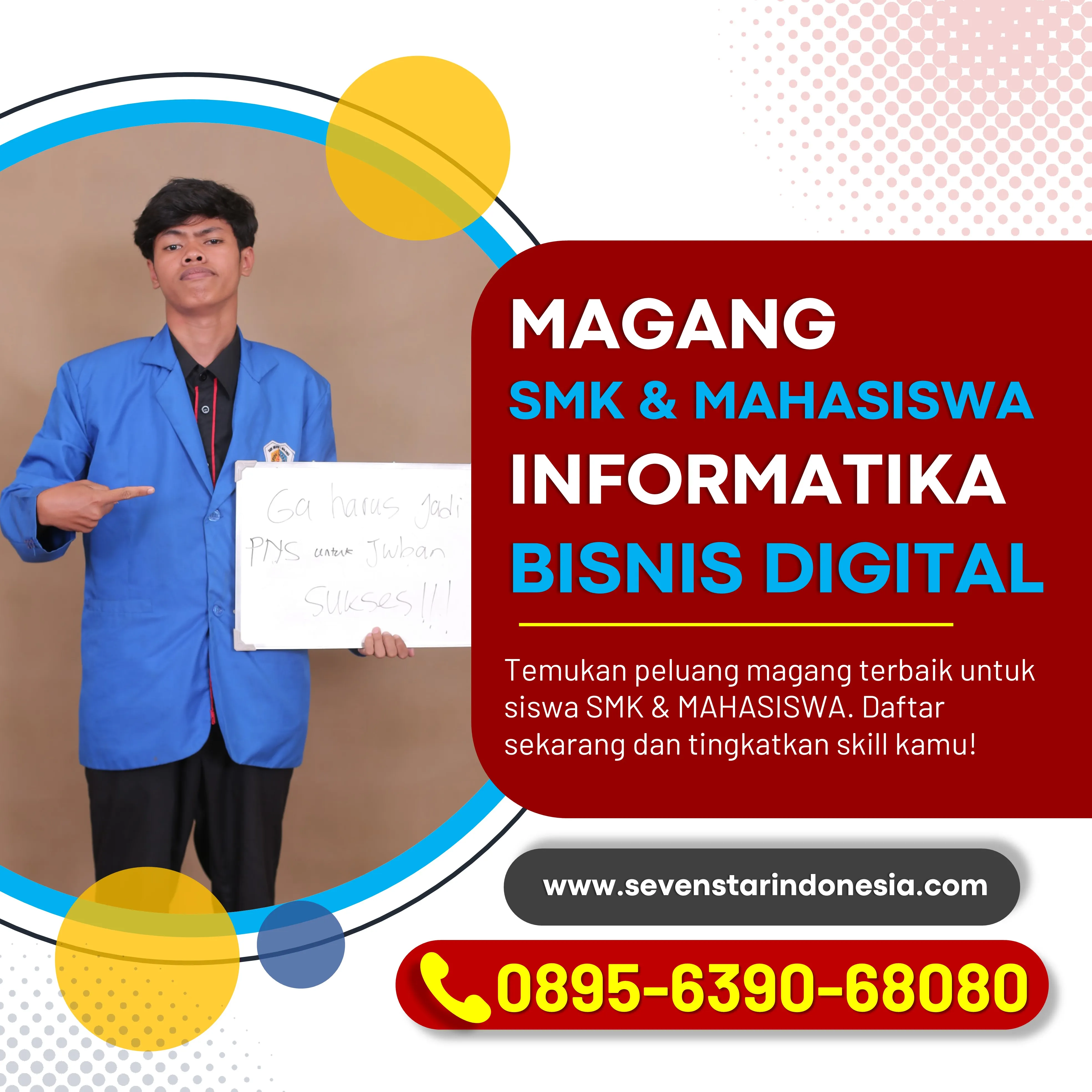 WA 0895-6390-68080, Daftar Prakerin RPL di Malang