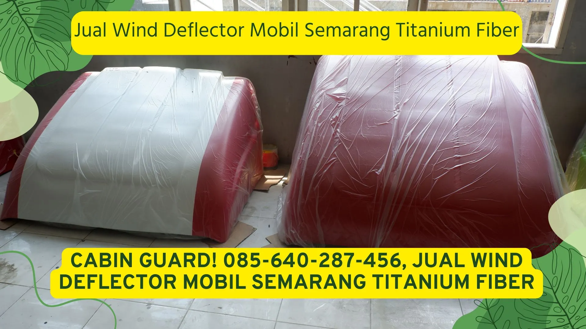 Bikin Gagah! 085-640-287-456, Jual Wind Deflector Mobil Semarang Titanium Fiber