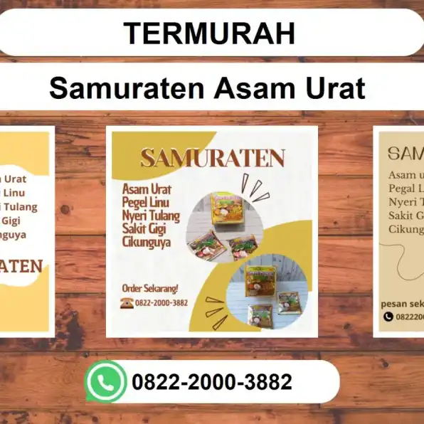 TERMURAH, 0822-2000-3882 DISTRIBUTOR SamuratenAsam Urat Bandung