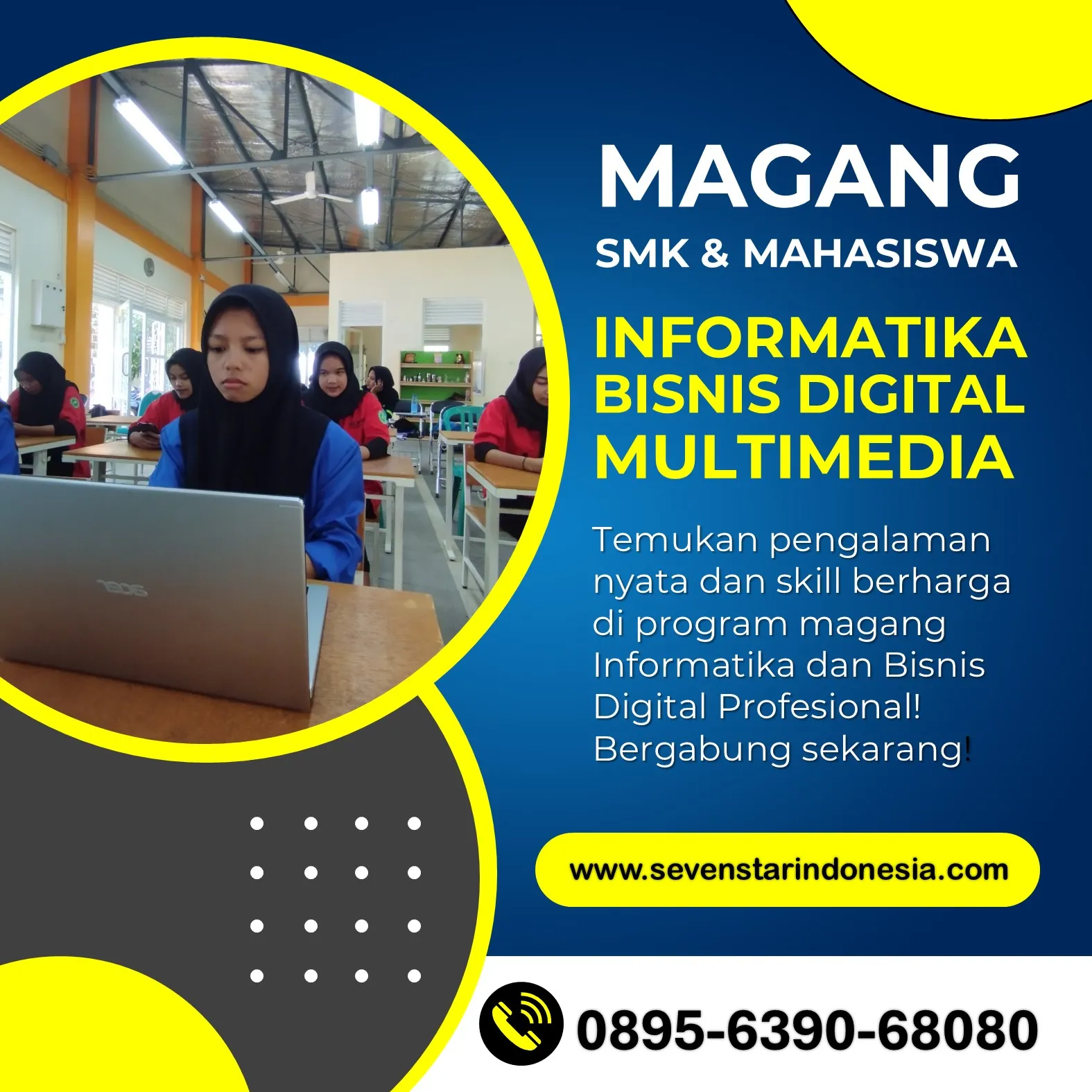 WA 0895-6390-68080, Daftar Prakerin SIJA di Malang