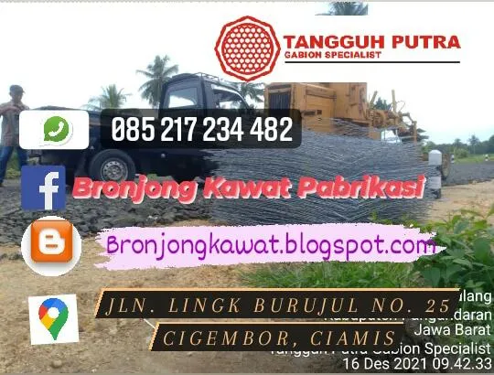 Sale !!! Pabrik Bronjong Kawat Manual di Tanjung Pinang Kota