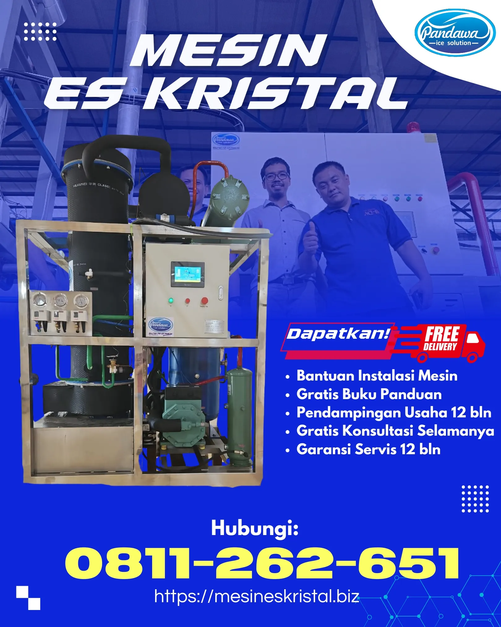 HARGA MESIN  ES KRISTAL, BOMBANA, SULTRA