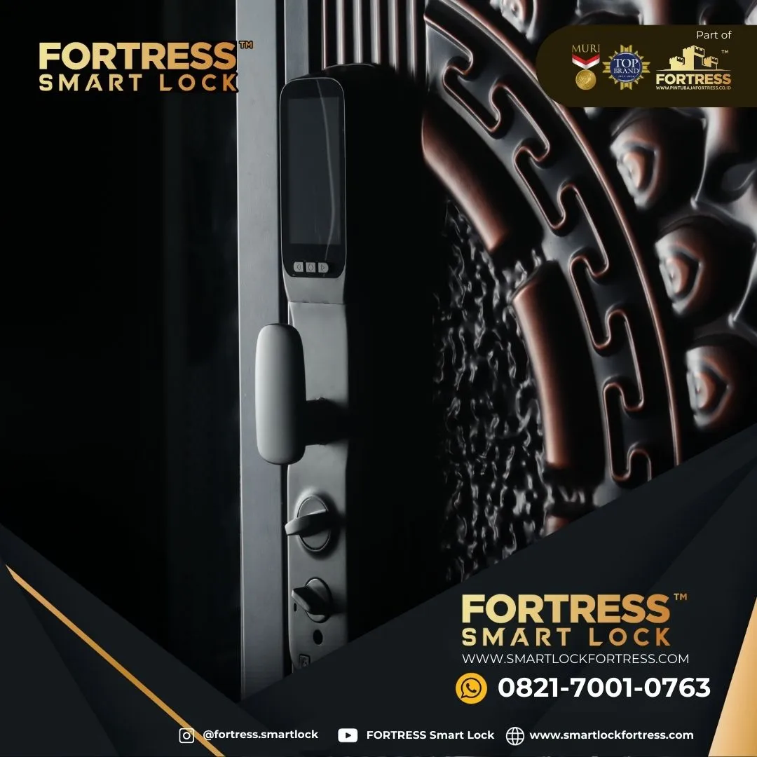 (FORTRESS) Smart Lock Door Murah Berkualitas Di Singkawang