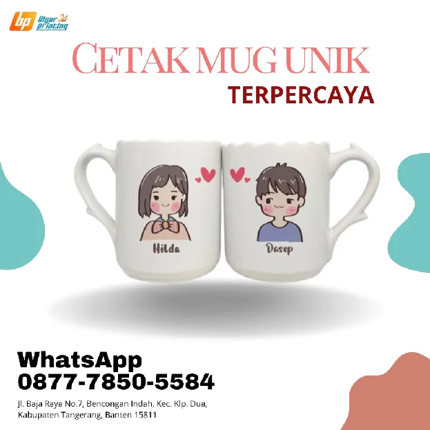 TERPERCAYA, Wa./Call 0877-7850-5584, Cetak mug unik,di CIPONDOH	TANGERANG