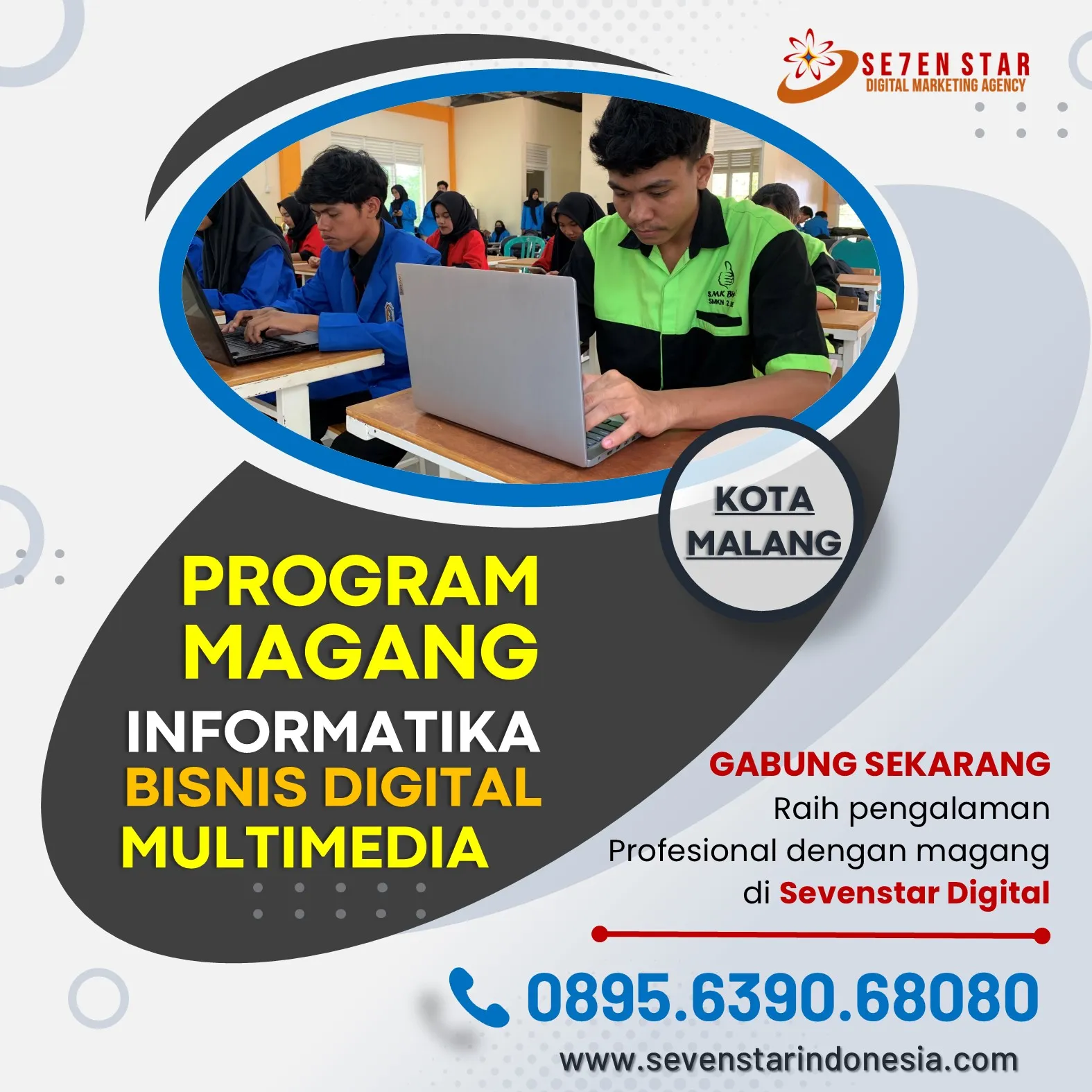 WA 0895-6390-68080, Lowongan PKL Jurusan SIJA di Malang