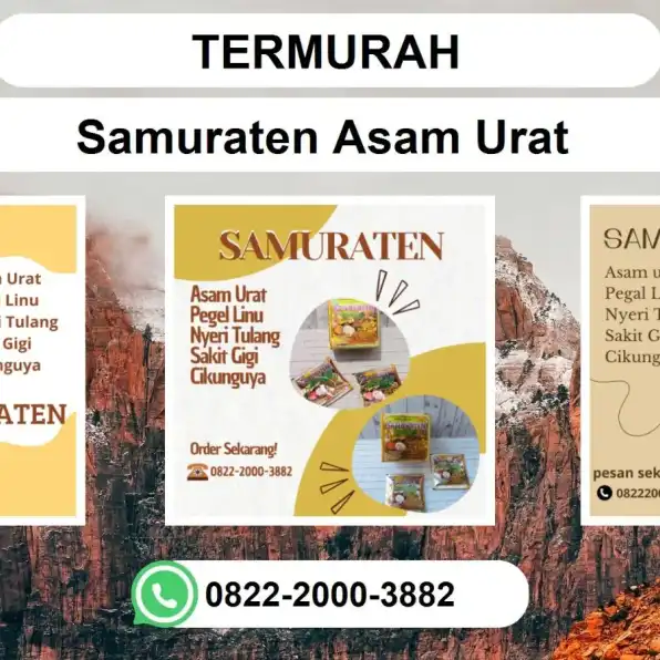 TERMURAH, 0822-2000-3882 DISTRIBUTOR SamuratenAsam Urat Semarang