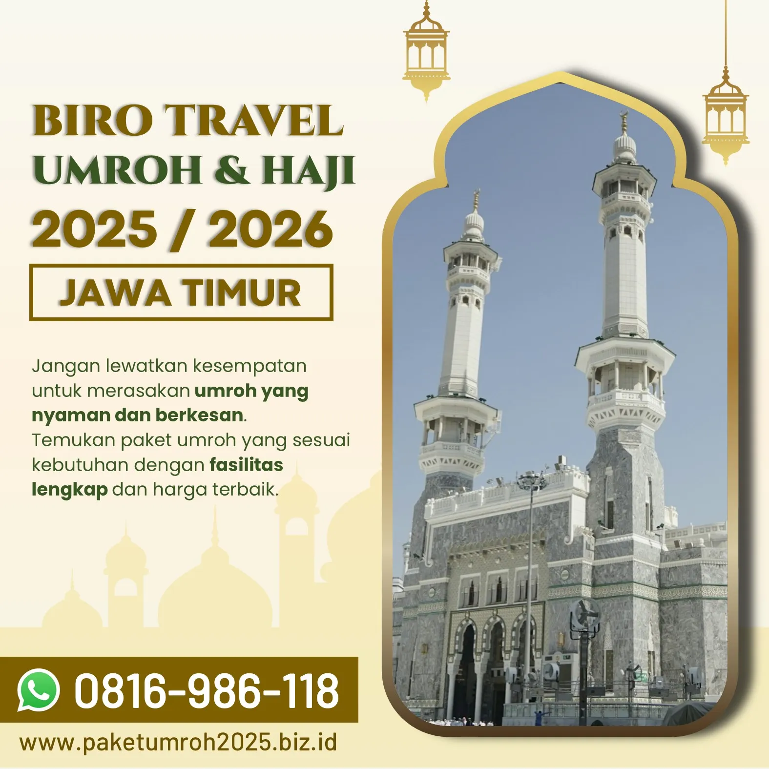 Biro Tour Umroh Sanan Wetan Blitar AL Bahjah