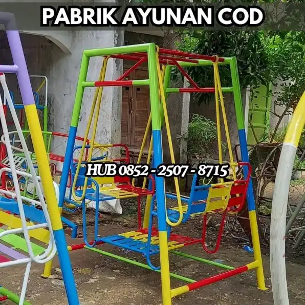 Hub 0852-2507-8715 DIJAMIN AMAN ! ayunan besi bulat besar Dan mainan playground Kec Cilacap Utara Cilacap Bayar COD Free Ongkir