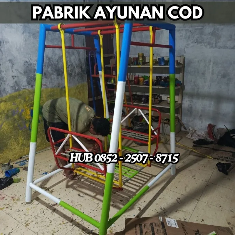 Hub 0852-2507-8715 CUKUP SHARE LOCK !! ayunan besi sederhana Dan Perosotan Custom Kec Malausma Majalengka Bayar COD Free Ongkir