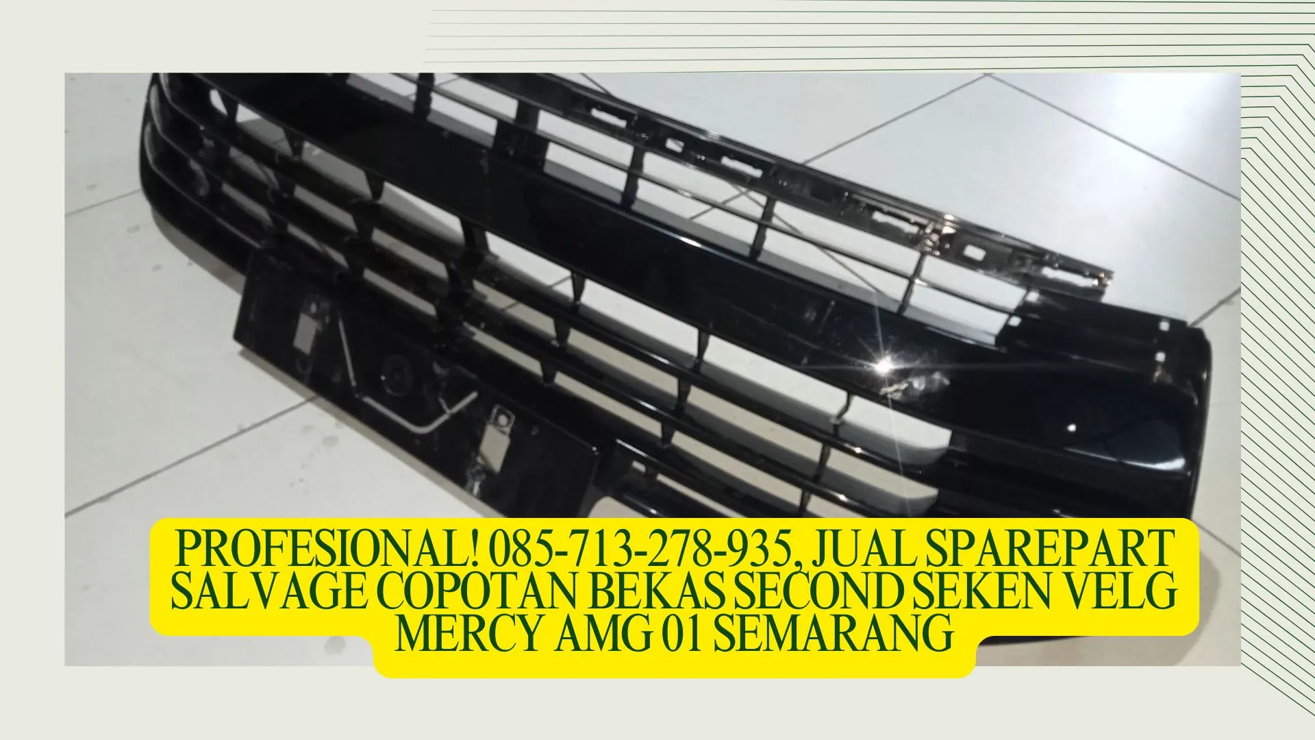 Murah! 085-713-278-935, Jual Sparepart Salvage Copotan Bekas Seken Second  Grill Innova Semarang