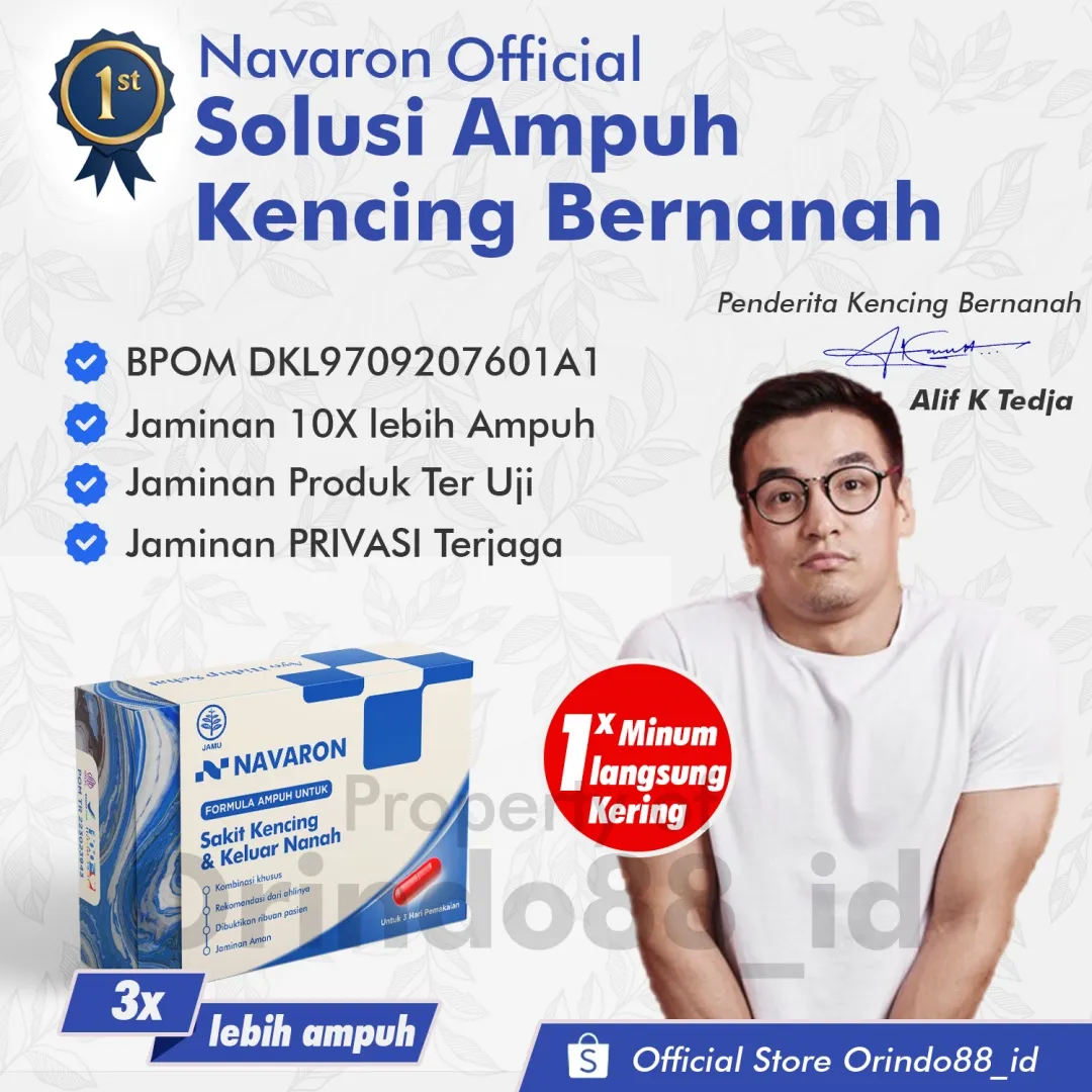 NAVARON Obat Herbal untuk Sipilis dan Gonore Tanpa Efek Samping, Aman untuk Pria dan Wanita