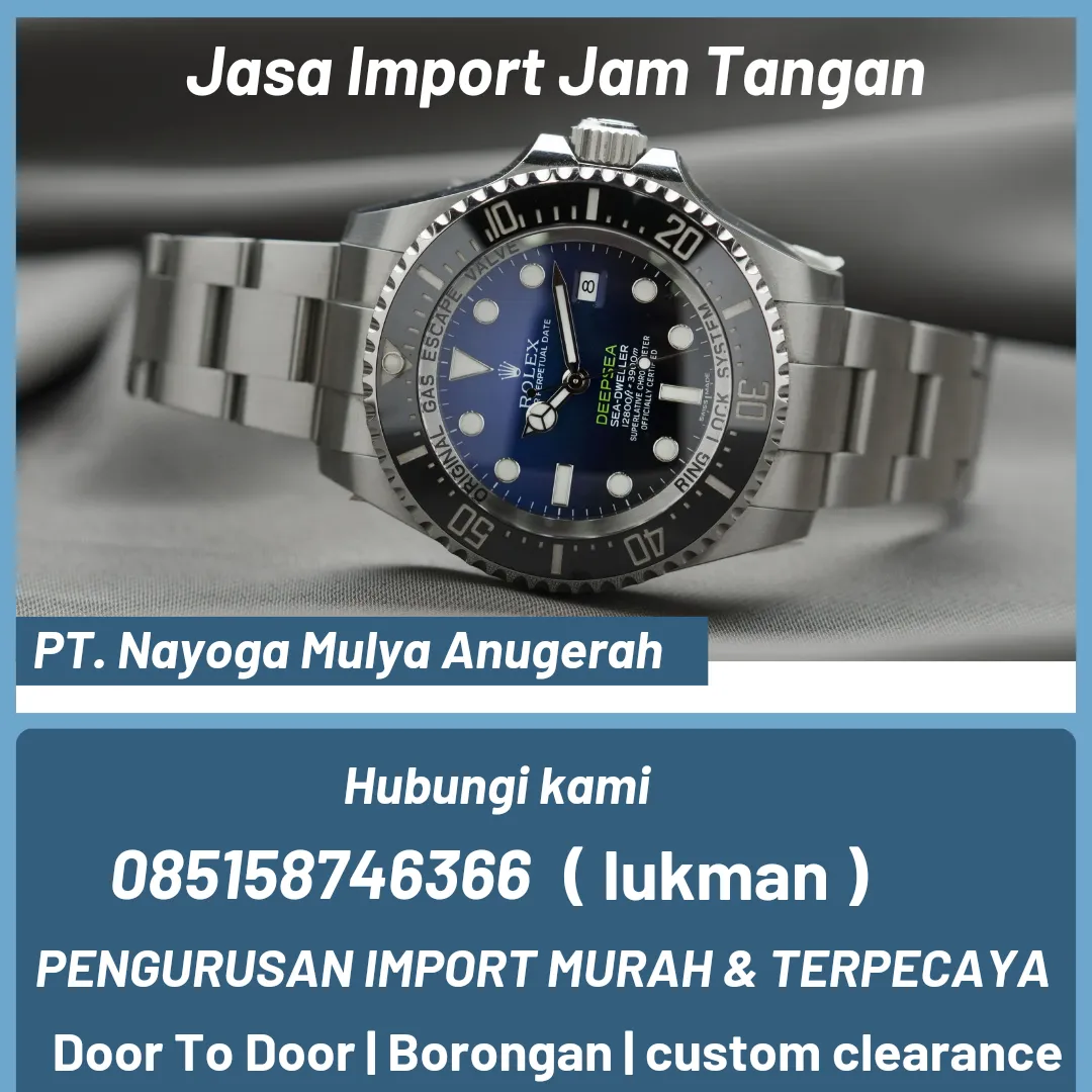 JASA IMPORT DARI VATIKAN JAM DOOR TO DOOR INDONESIA