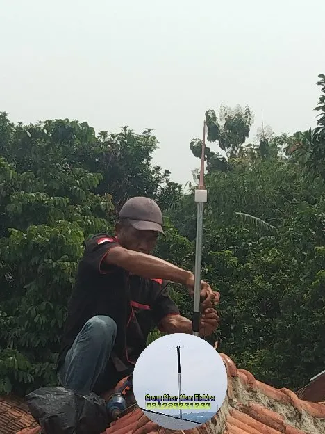 Tukang pasang penangkal anti petir Tigaraksa Tangerang