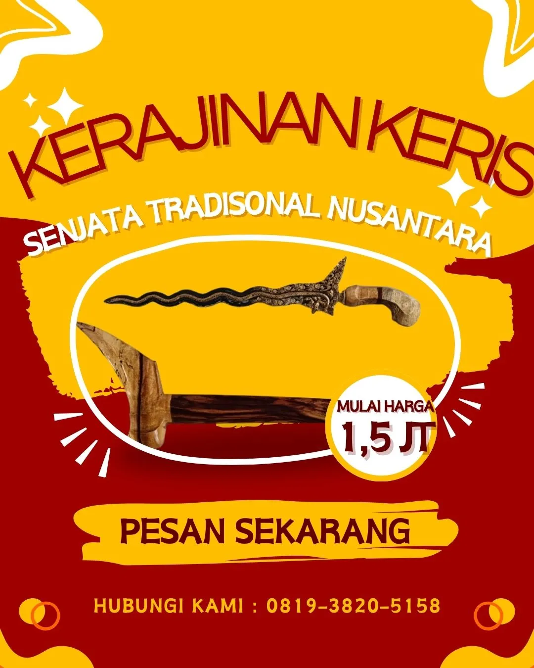 Tempat Jual Keris Bali Keris Bugis Filosofi  Cilacap Pekanbaru Kerajinan Keris