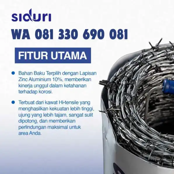 Material Pilihan! Siduri Kawat Duri Tembok Tandes Surabaya Telp.-WA 081-330-690-081 #14