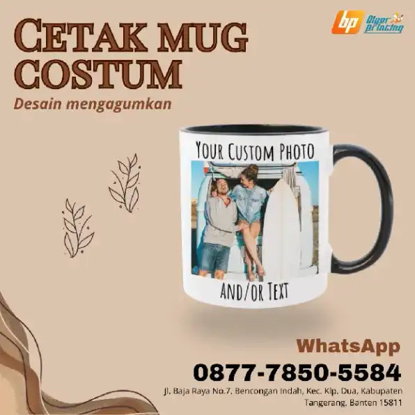 DESAIN MENGGUMKAN, Wa./Call 0877-7850-5584, Cetak mug costum,di CIBODAS	TANGERANG