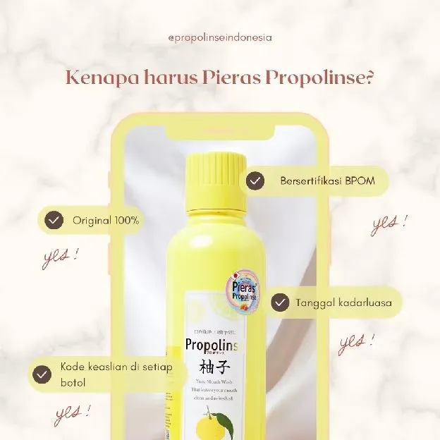 Propolinse Obat Kumur Original Mouthwash