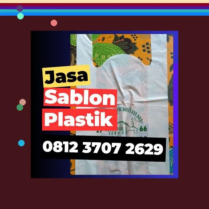 Jasa Sablon Plastik Kresek di Mojokerto