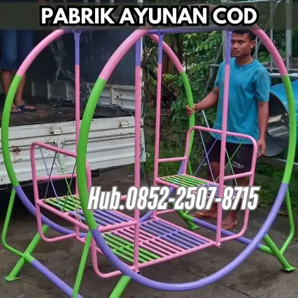 Hub 0852-2507-8715 CUKUP SHARE LOCK !! ayunan besi dewasa Dan Perosotan Custom  Kec Petarukan Pemalang Bayar COD Free Ongkir