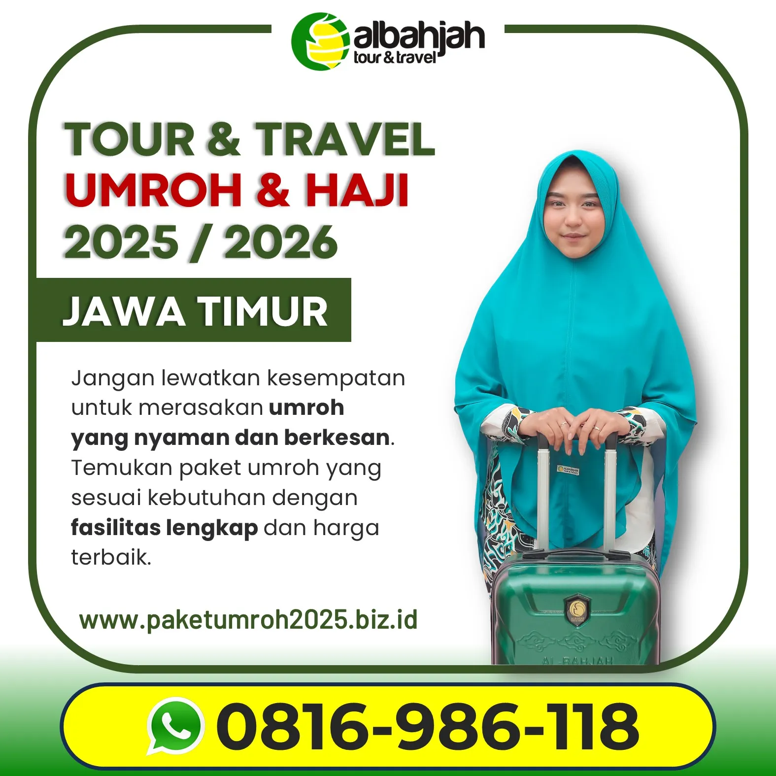 Paket Umroh Akhir Tahun 2025 Singosari Malang AL Bahjah