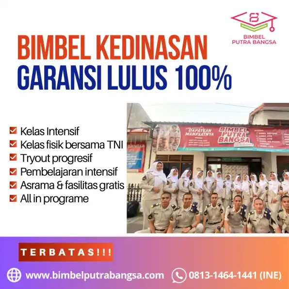 PASTI LULUS 0813-1464-1441 Bimbingan Belajar Bimbel Kedinasan STPN PTDI-STTD Bojonegoro Bandung