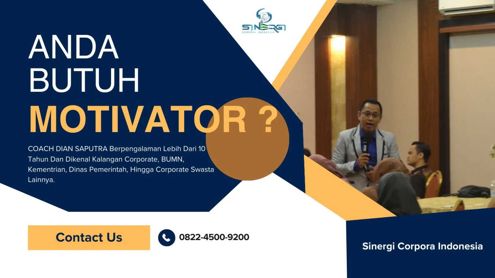 Motivator Malang, Terpercaya & Solutif, Dian Saputra