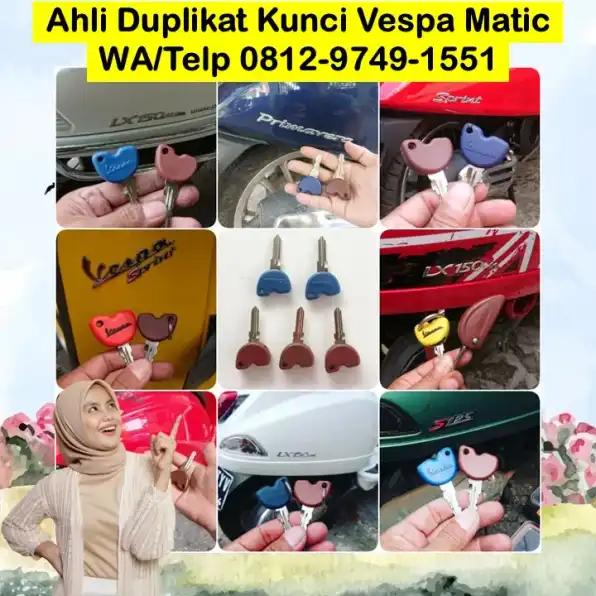 0812-9749-1551(WA), Ahli Kunci Vespa Ganda Terdekat Rumah Kuningan