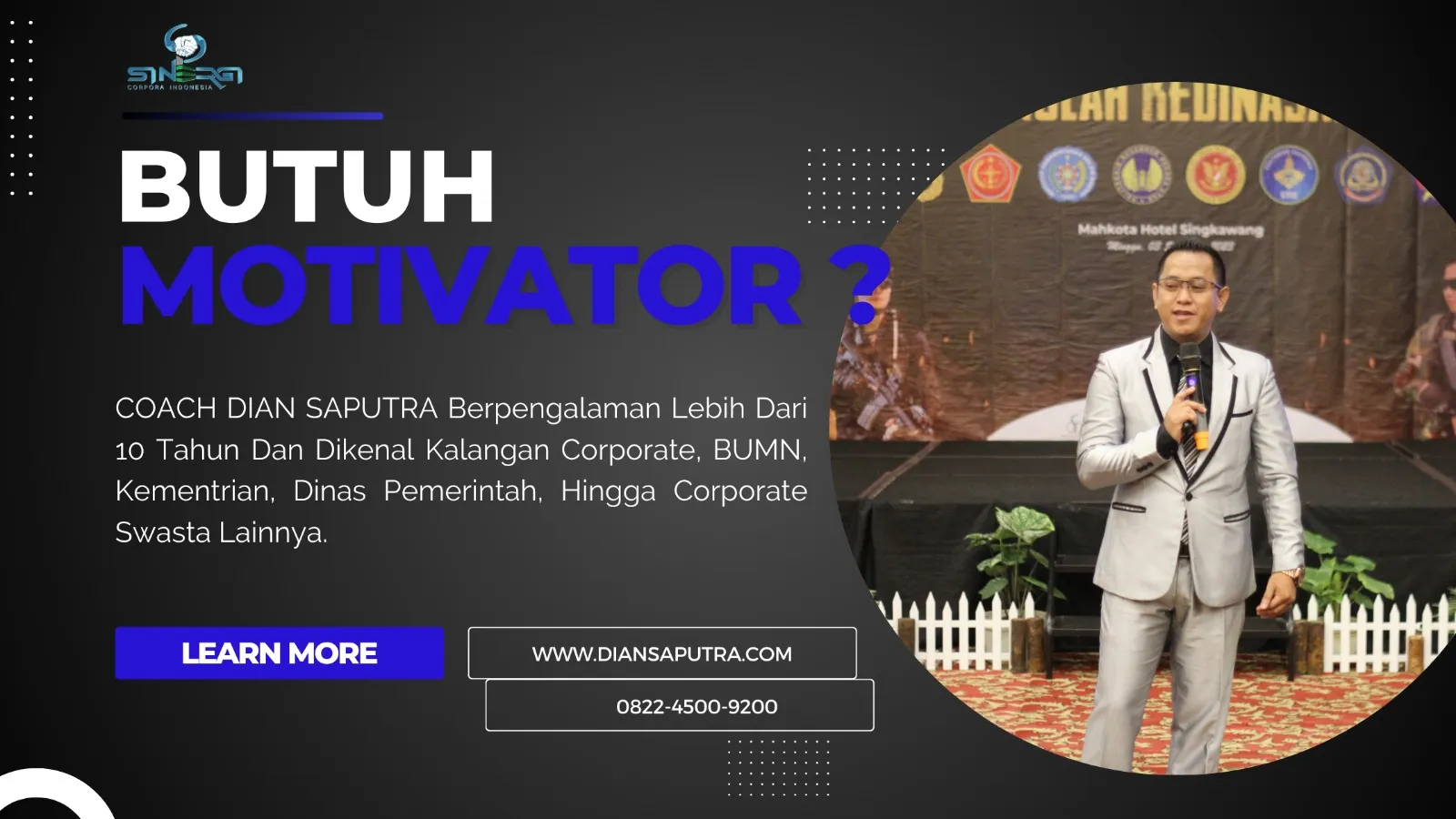 Pembicara Motivator Ciamis, Terpercaya & Solutif, Dian Saputra