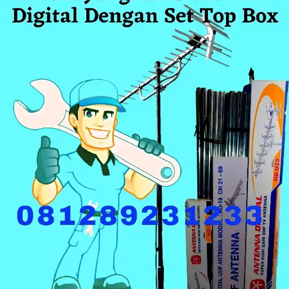 Agen Pasang Baru Antena TV Digital Cilegon