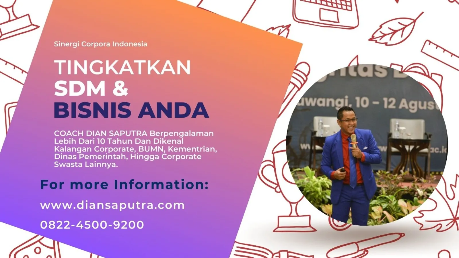 Trainer Sales Rembang, Terpercaya & Solutif, Dian Saputra