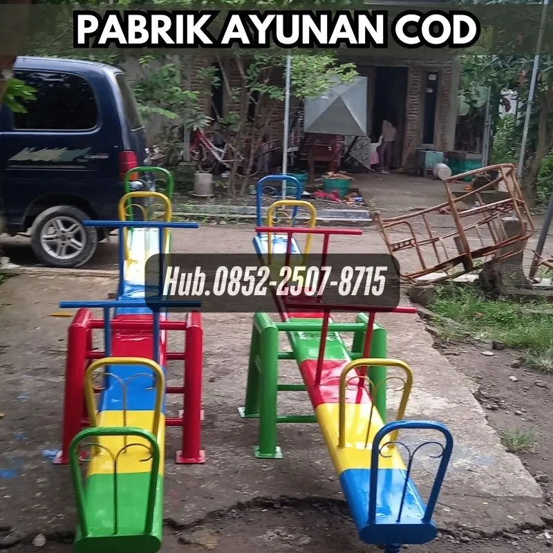 ayunan besi depan rumah Dan mainan outdoor tk Kec Conggeang Sumedang Bayar COD Free Ongkir