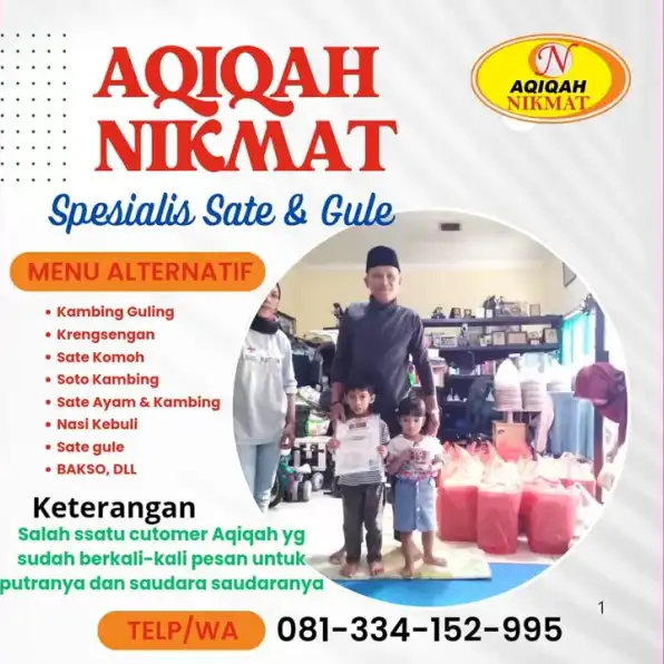 Hub. 0813 3415 2995 Catering Aqiqah Enak Berkualitas Dengan Resep Spesial Jombang