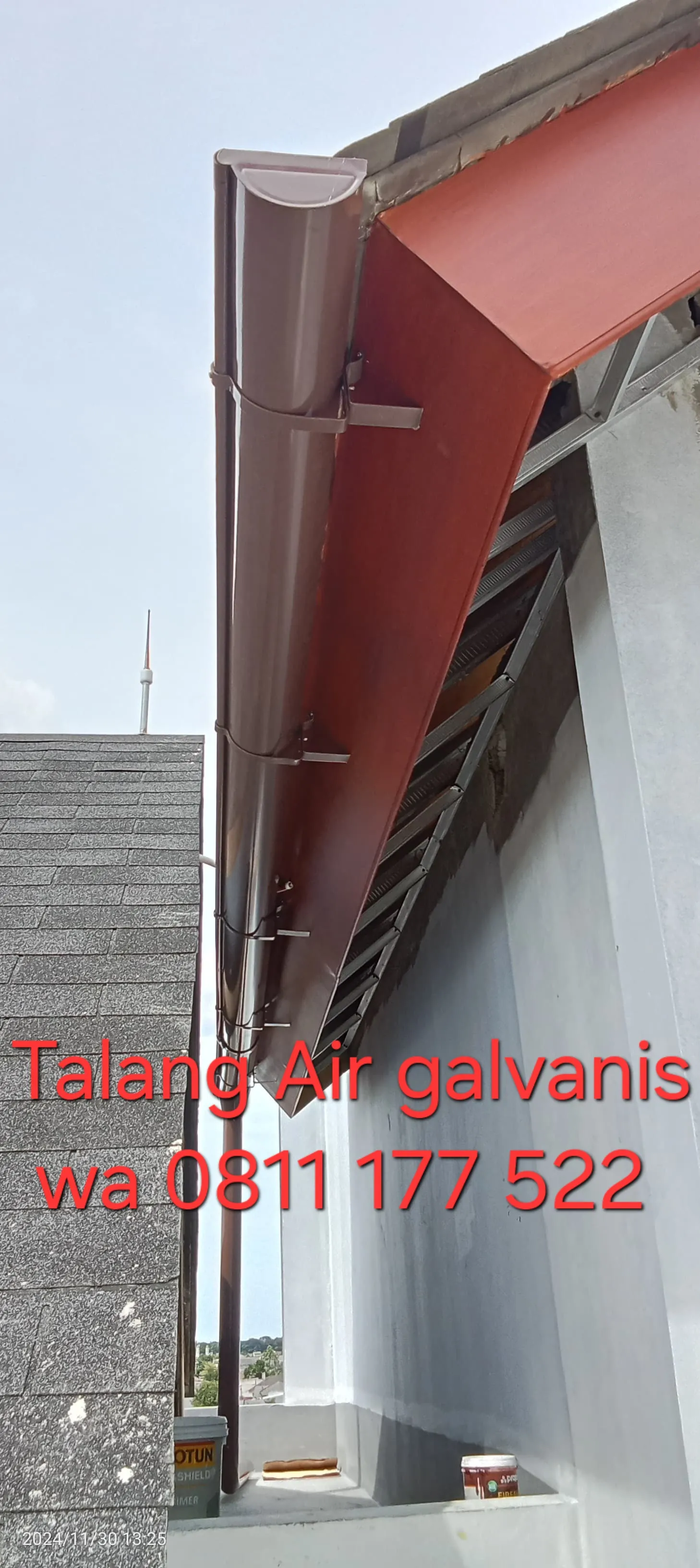 Talang air metal galvanis puncak bogor O8111 77 522