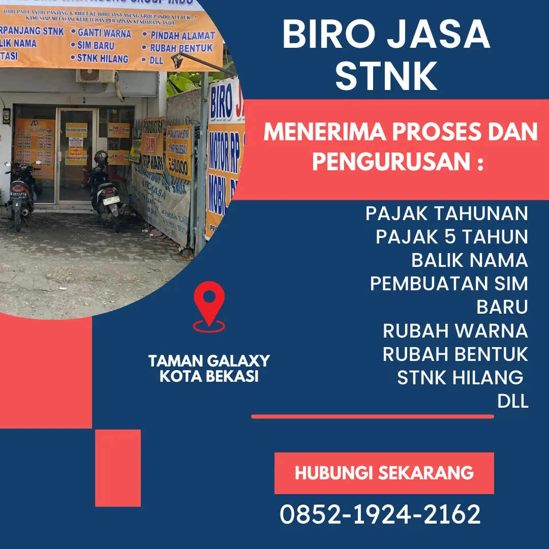 Jasa Mutasi Dan Balik Nama Motor Jakarta Timur, Jasa Sim Cikarang Jakarta