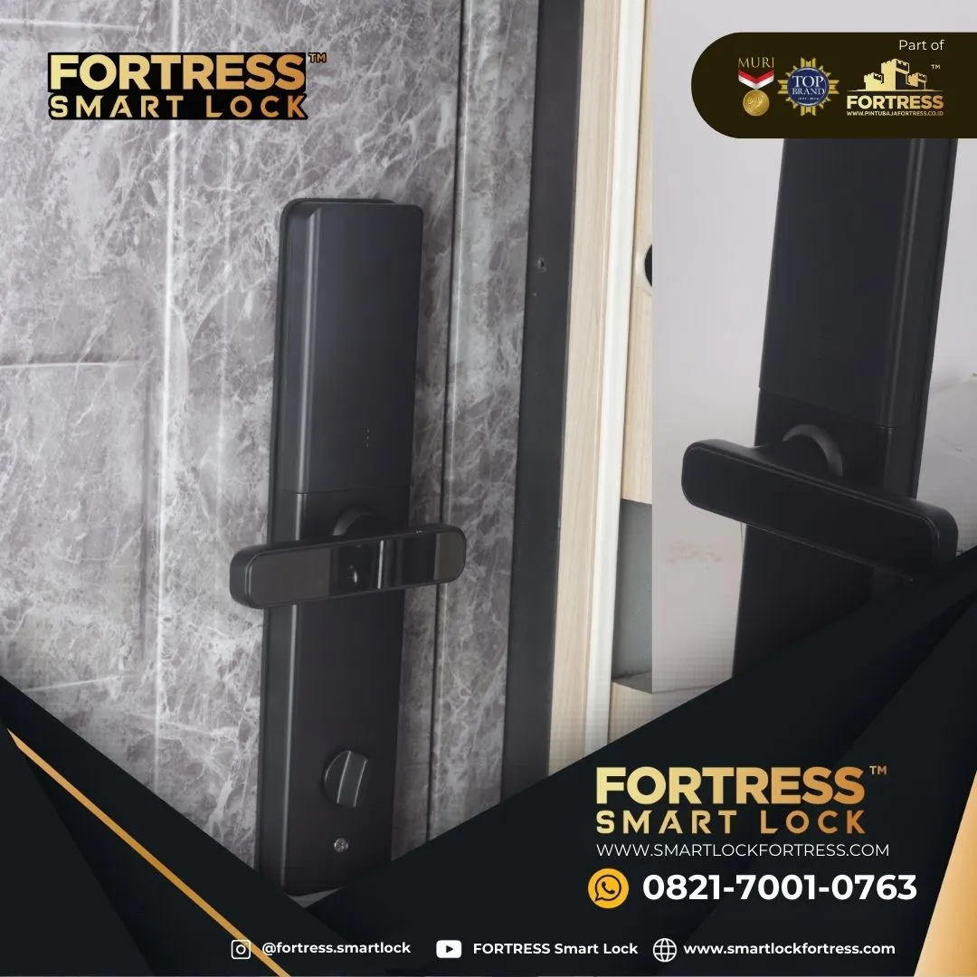 (FORTRESS) Smart Lock Door 2 Pintu Di Sambas