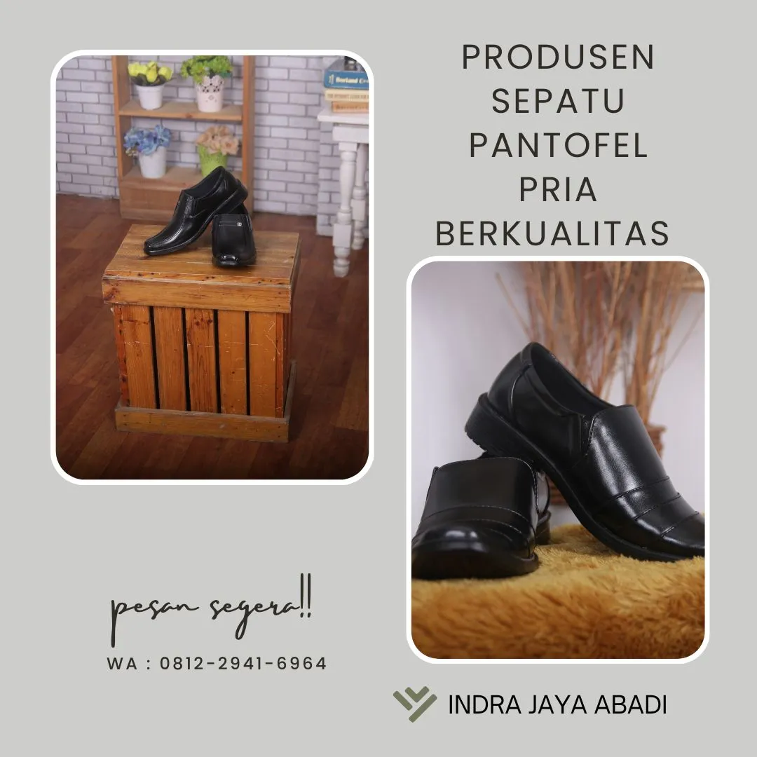 Produksi Sepatu Pantofel Pria Berkualitas Bengkulu Tengah, Bengkulu