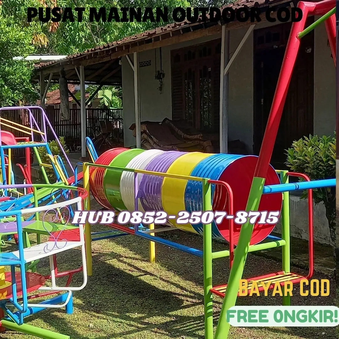 Contoh ape luar anak paud jungkat jungkit besi Kec Karanglewas Banyumas
